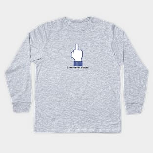 Comments Closed (by Akamatsu Creative designs) Kids Long Sleeve T-Shirt